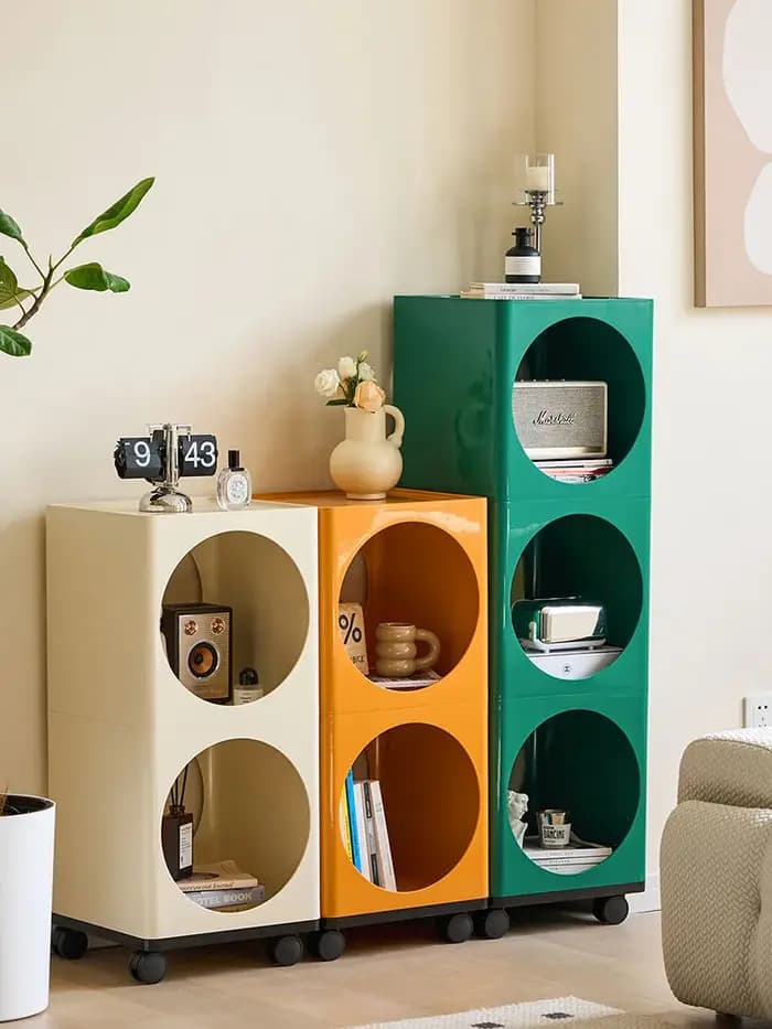 Tables basses multicouches, casier de rangement, salon, meuble TV, côté canapé, table, armoire, cham