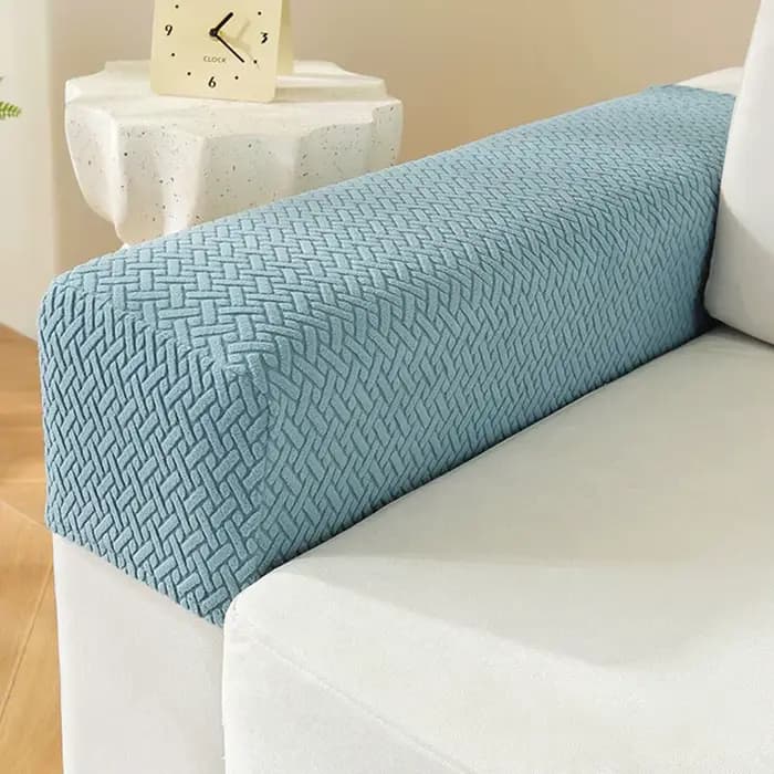 Housse de protection moderne pour accoudoir de canapé, antidérapante, en tissu jacquard, élastique,
