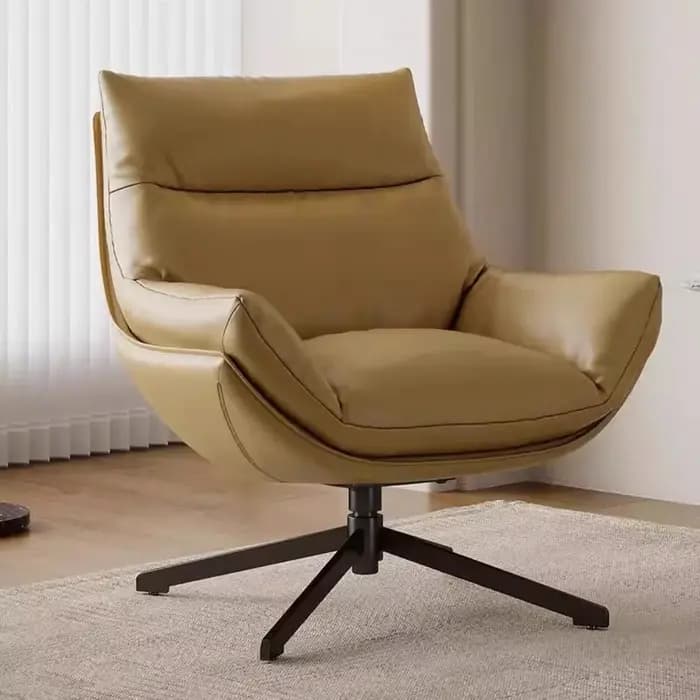 Fauteuils de salon nordiques de luxe avec accoudoirs