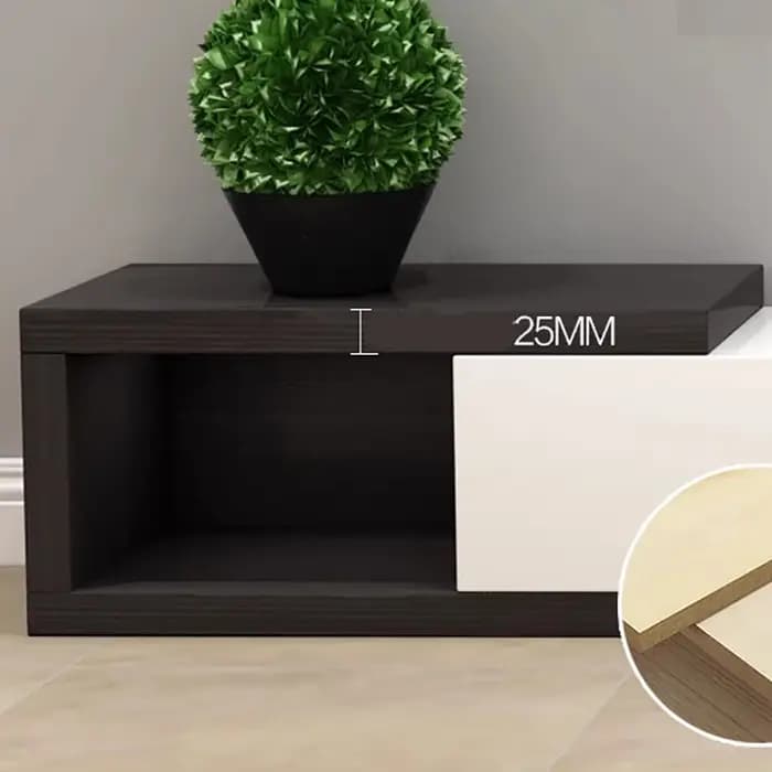 Meuble Tv esthétique élégant modulaire réglable rétro avec rangement
