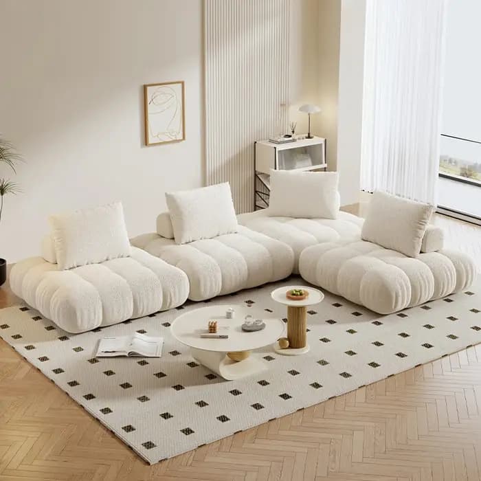 Canapé Tofu modulaire créatif