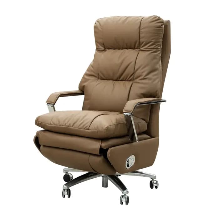 Chaises De salle à manger De jeu moderne luxe inclinable chaise De bureau ergonomique repose-pieds en cuir Cadeiras De Escritorio meubles De chambre