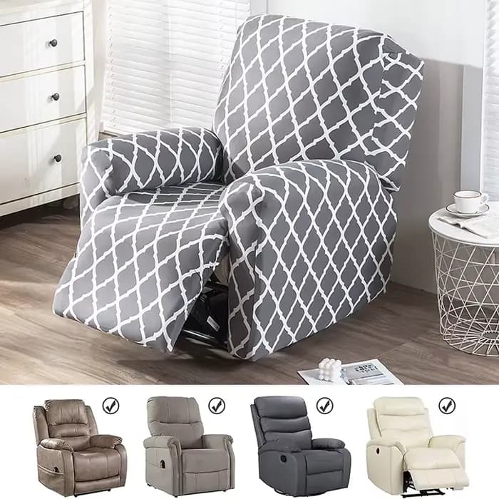 Nouvelle housse de protection antidérapante pour fauteuil inclinable et canapé, protège-meubles pour