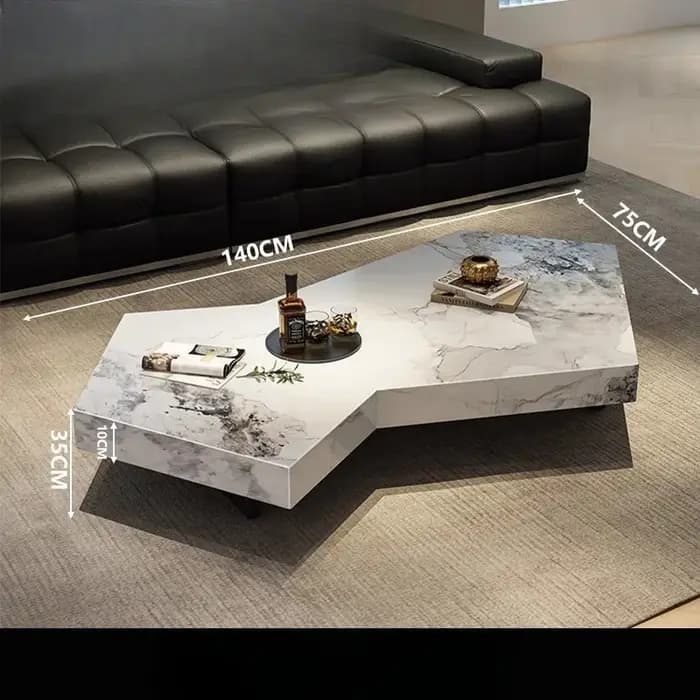 Affichage Table basse esthétique Design italien organisateur