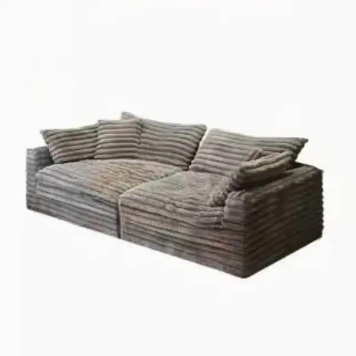 Coussin de canapé à Compression personnalisable en velours côtelé