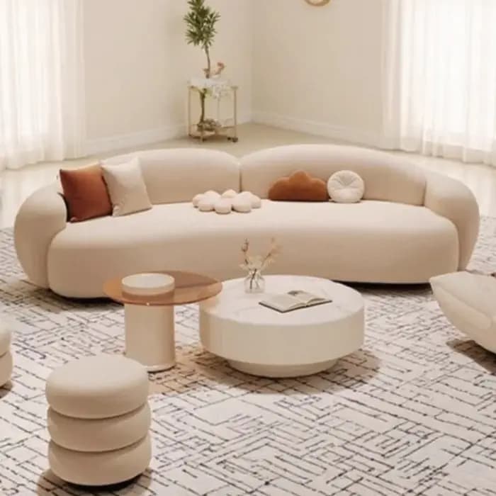 Paresseux classique Salon canapés plancher concepteur coussin confortable canapé élégant Relax Meuble