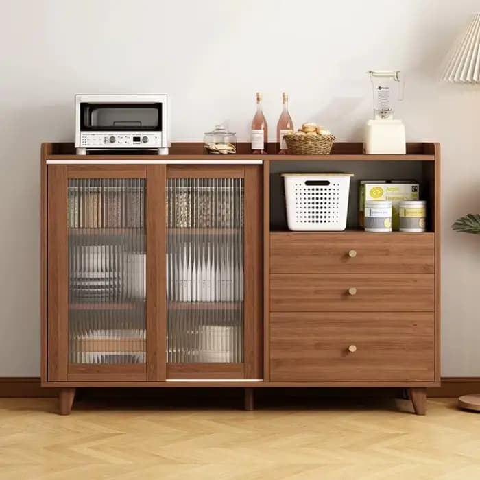 Meuble de rangement anti-poussière pour salon