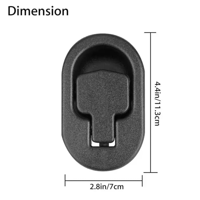1pc canapé canapé libération fauteuil inclinable noir ovale tirer poignée levier ABS pièces de rechange matériel canapé accessoires