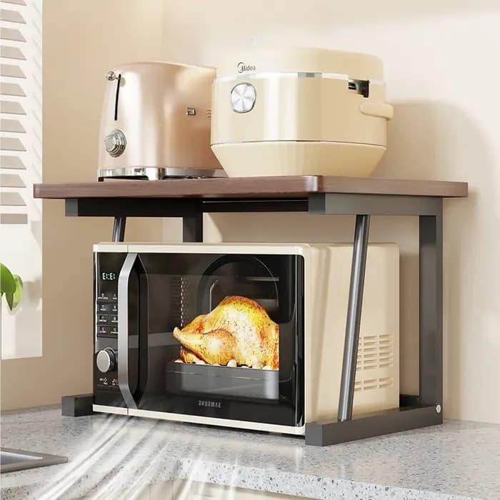 Étagère de rangement pour four à micro-ondes