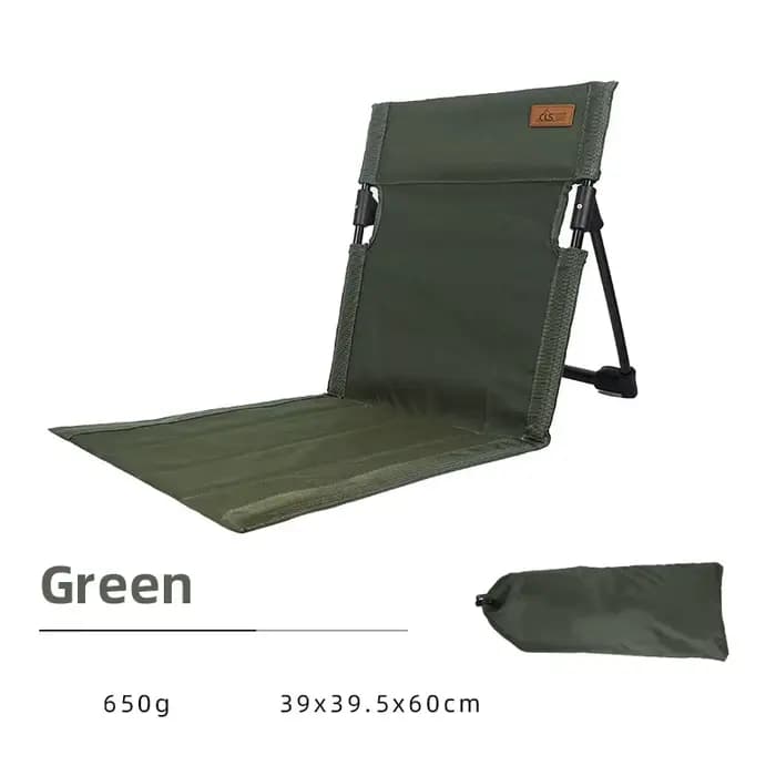 Chaise à Dossier Pliante Portable pour Camping en Plein Air