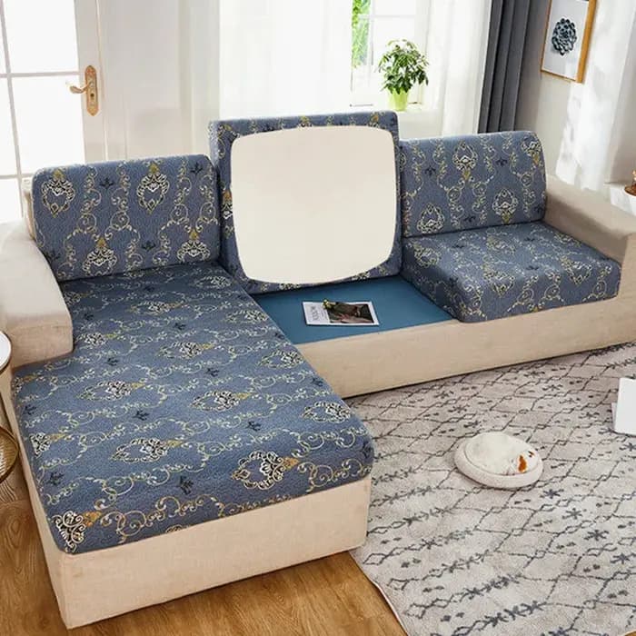 Housse de coussin de siège de canapé imprimé léopard