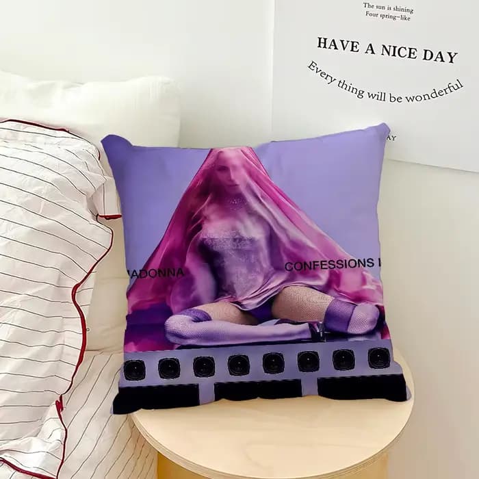 Housse de coussin carrée pour canapé