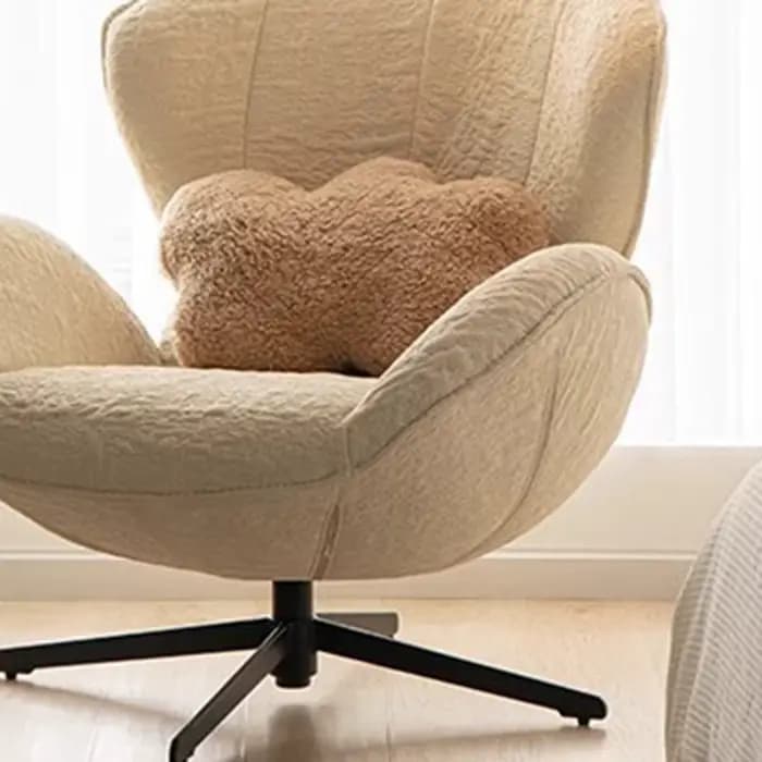 Chaise ergonomique de luxe moderne appui-tête Design minimaliste Salon lecture confortable Fauteuil