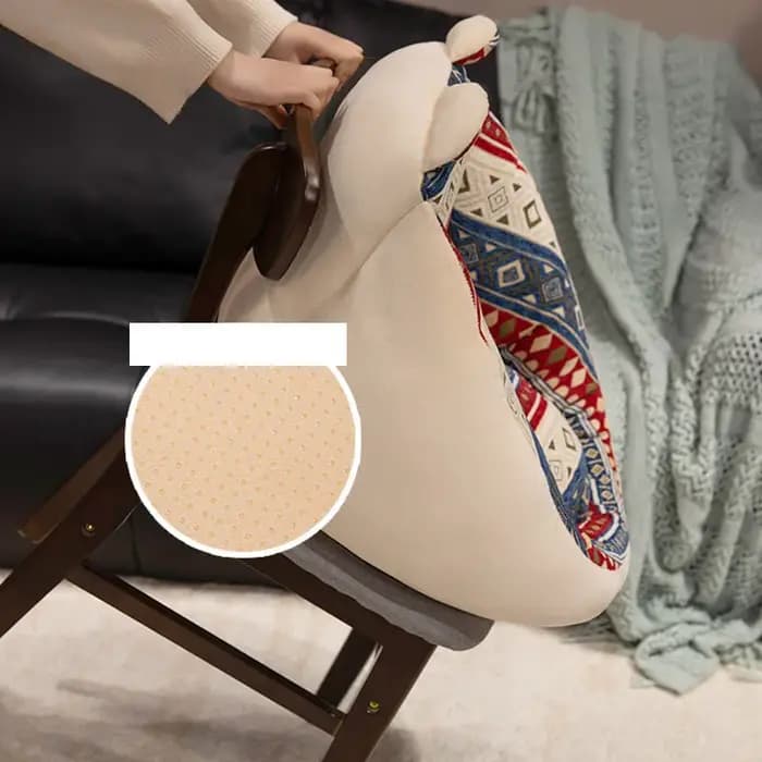 Coussin de dossier imprimé style bohème pour canapé tatami, idéal pour l'automne et l'hiver, pour salon ou chaise de bureau confortable et douce