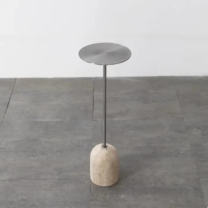 Tables de canapé d'art modernes en acier inoxydable