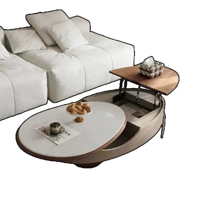 Table basse minimaliste De luxe, ensemble nordique, ornements multifonctions, Meuble De Salon italien esthétique