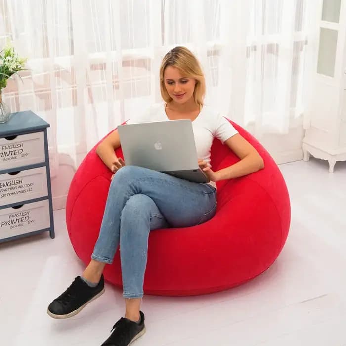 Chaises de pouf gonflables