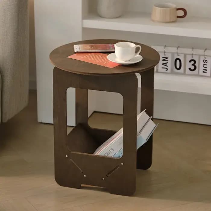 Canapé de 14 pouces, Table d'appoint, Table de chevet de chambre à coucher, épissage multifonctionne