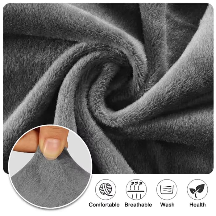 Housse de coussin de siège en tissu velours Super doux
