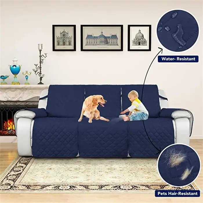 Juste de canapé inclinable en polymère pour animaux de compagnie et chiens, housses de chaise, chaise longue, serviette de canapé, housses de fauteuil, 1 place, 2/3 places