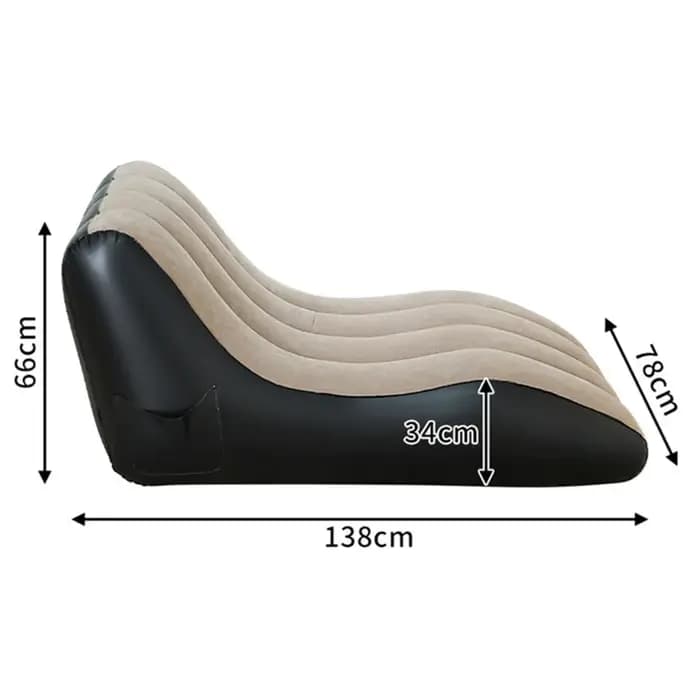 Chaise longue gonflable