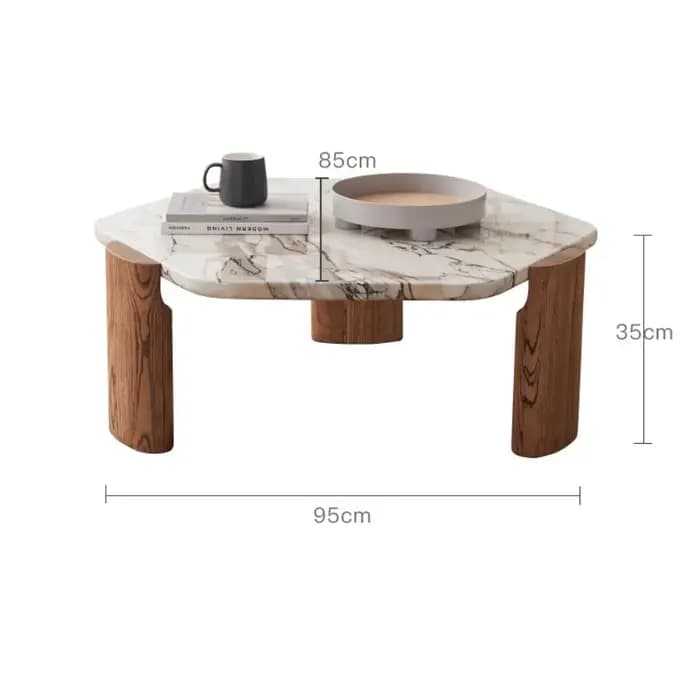 Table basse à affichage irrégulier