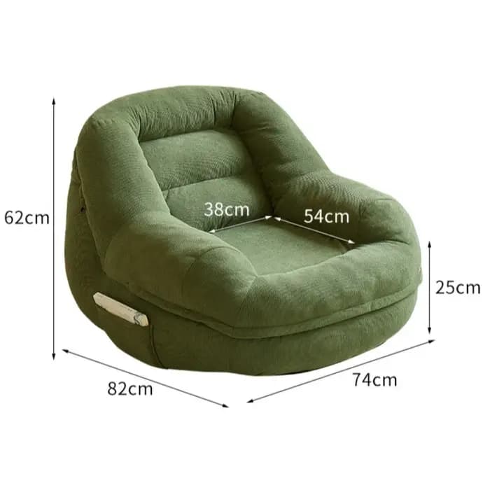 Canapé confortable en forme de pouf pour salon
