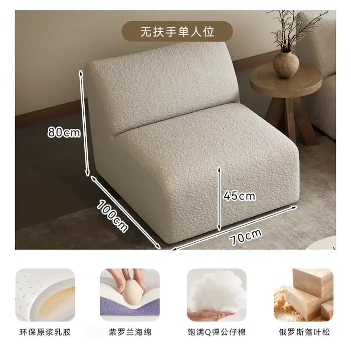 Double coussin salon canapés coussin concepteur salon Cinema canapé adultes luxe Divano Soggiorno me