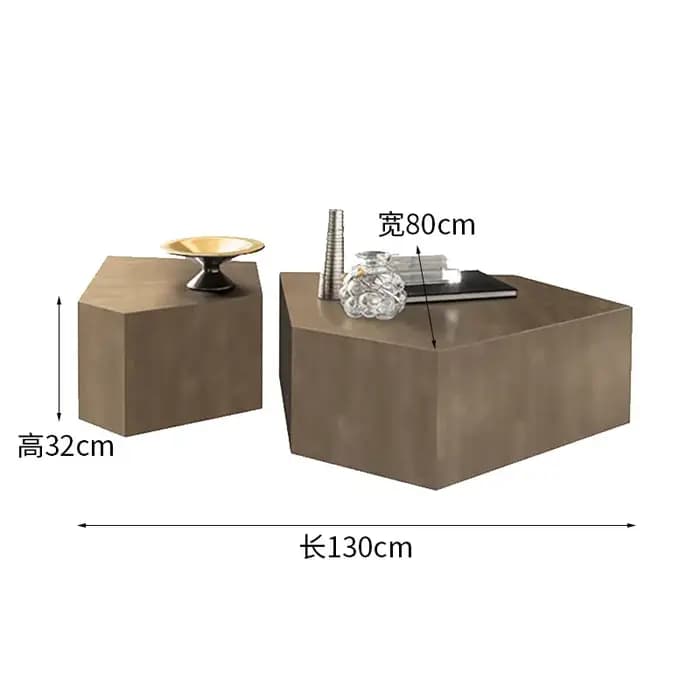 Glam Simple Table basse ornements cadre Design rangement Table basse moderne esthétique Meubles De Salon maison accessoires
