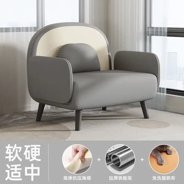 Fauteuil inclinable de sol pliable individuel
