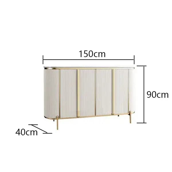 Armoire de Rangement d'Entrée de Luxe Légère, Table d'Appoint Simple pour Salon, Armoire à Chaussure
