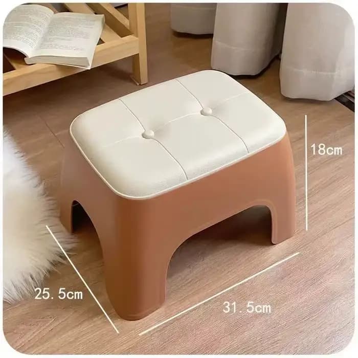 E-CL Chaise Basse Petite Taille Table BLOSet Décontracté Unique Salon Hypothèque Tissu Canapé
