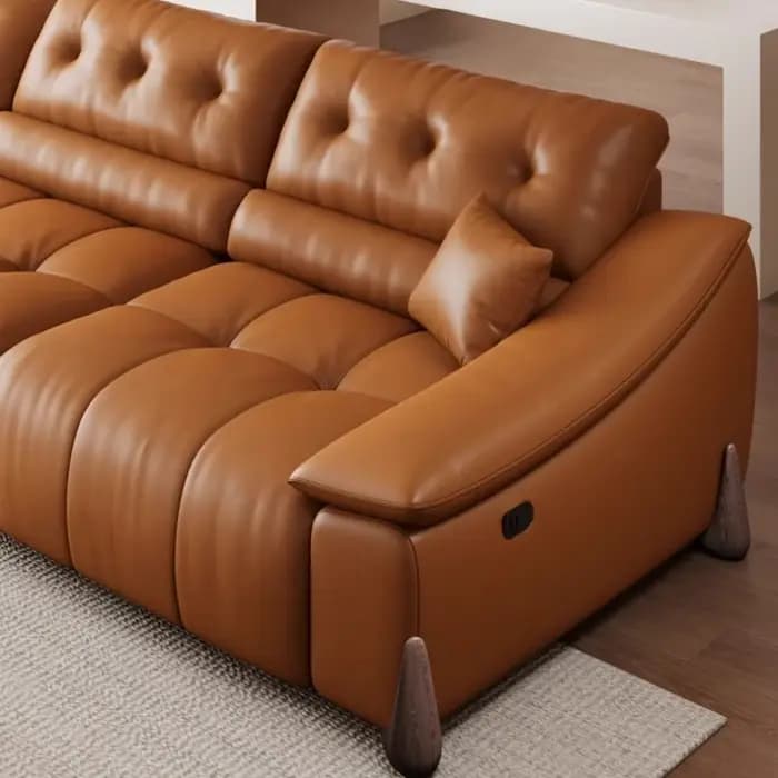 Canapés électriques italiens minimaliste créatif salon en cuir multifonctionnel canapé haute qualité