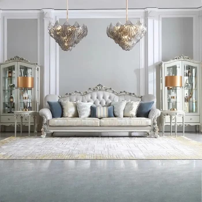Canapé d'angle design avec accoudoirs pour appartement
