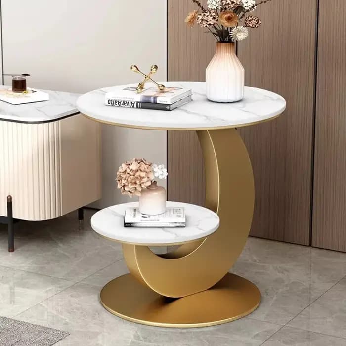Table basse ronde de luxe