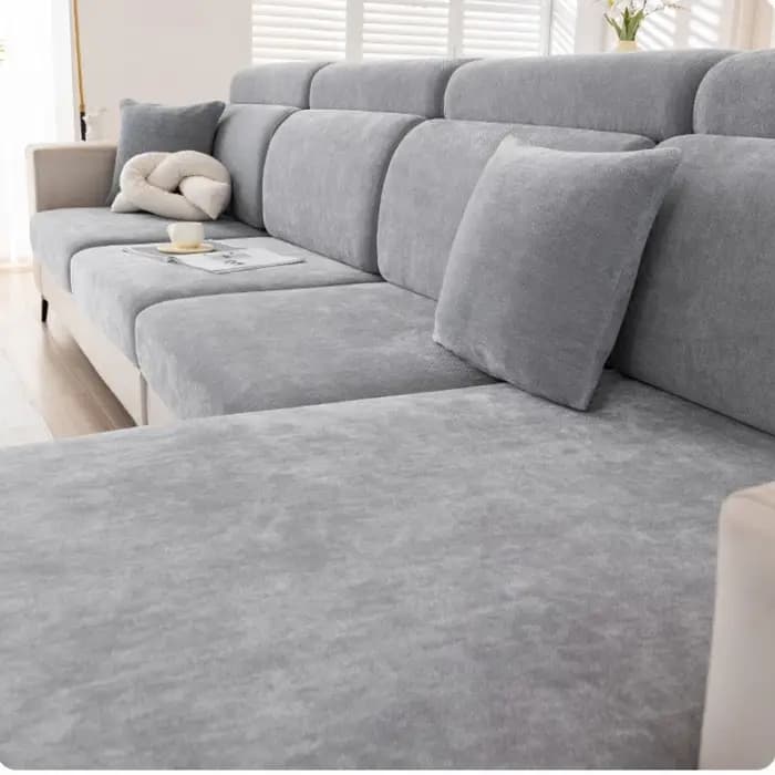 Housse de canapé élastique universelle, dossier complet, appui-tête, Style Simple, housse de coussin