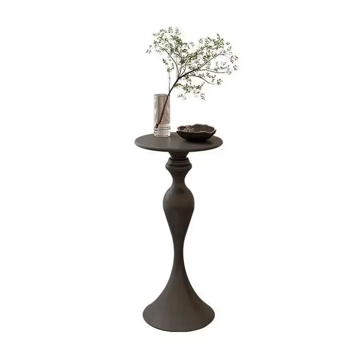Nordique minimaliste moderne petit espace chevet salon canapé Table basse fer Table ronde Table d'an