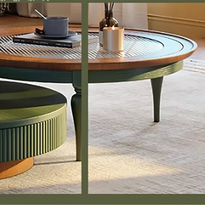 Table basse Glam Vintage Design du milieu du siècle