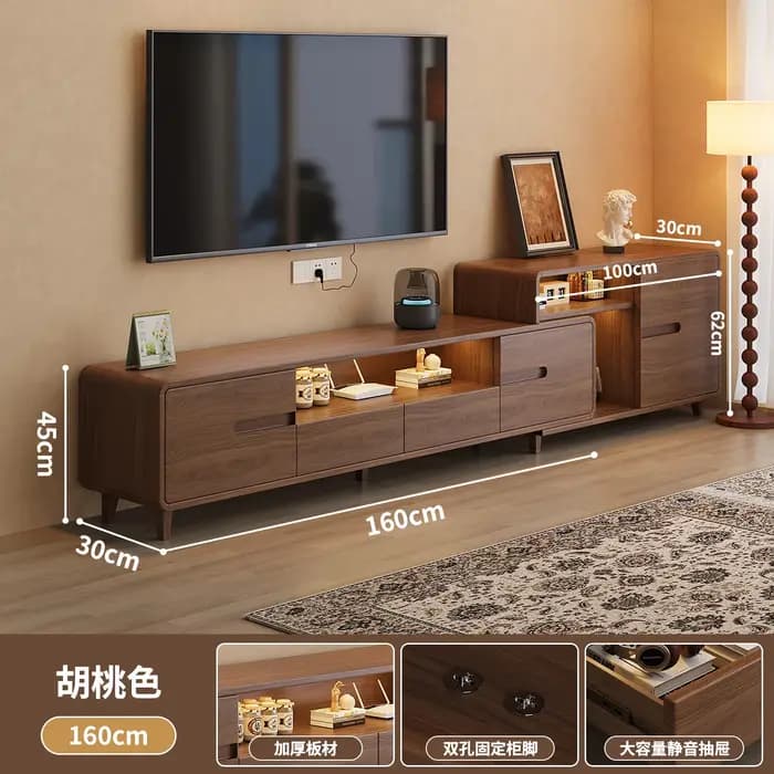 Ensemble De meuble Tv rétro en bois, supports De télévision De luxe, Center De divertissement, meubl