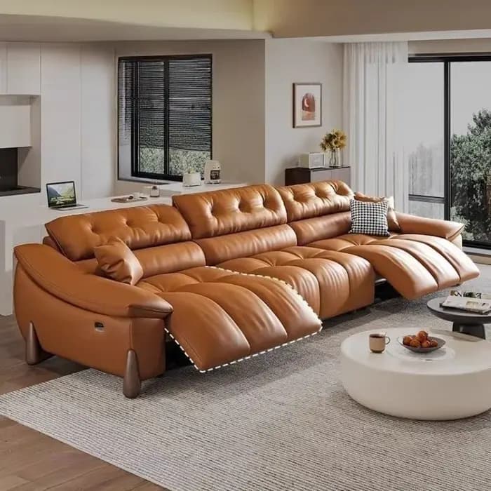 Canapé double confortable de style nordique minimaliste pour salon d'appartement