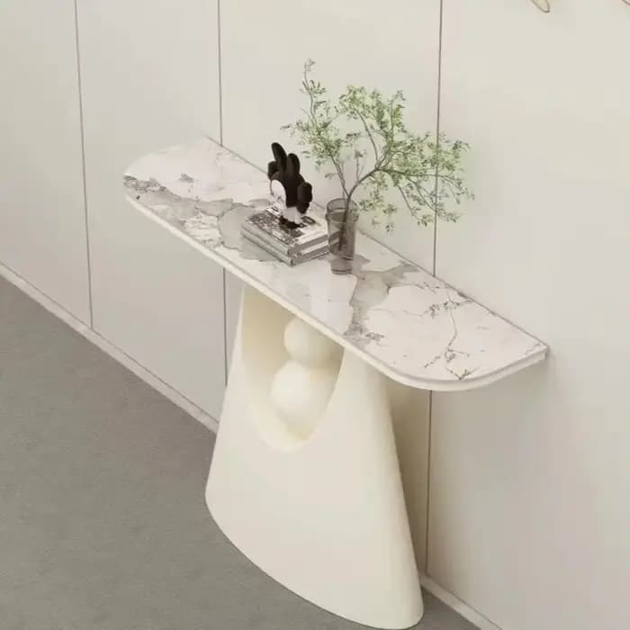Table d'angle ronde moderne