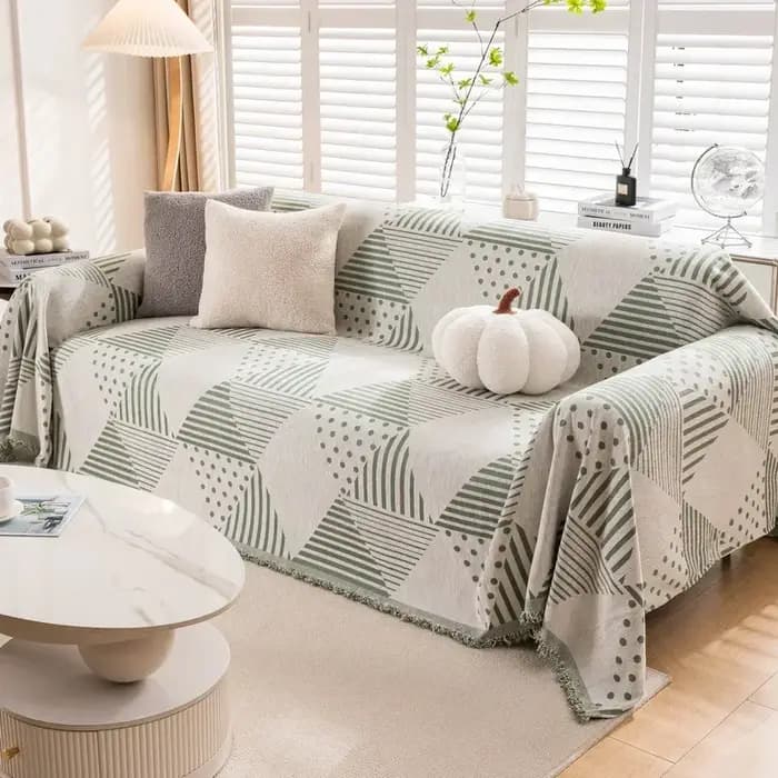 Couverture De canapé en Chenille nordique housse