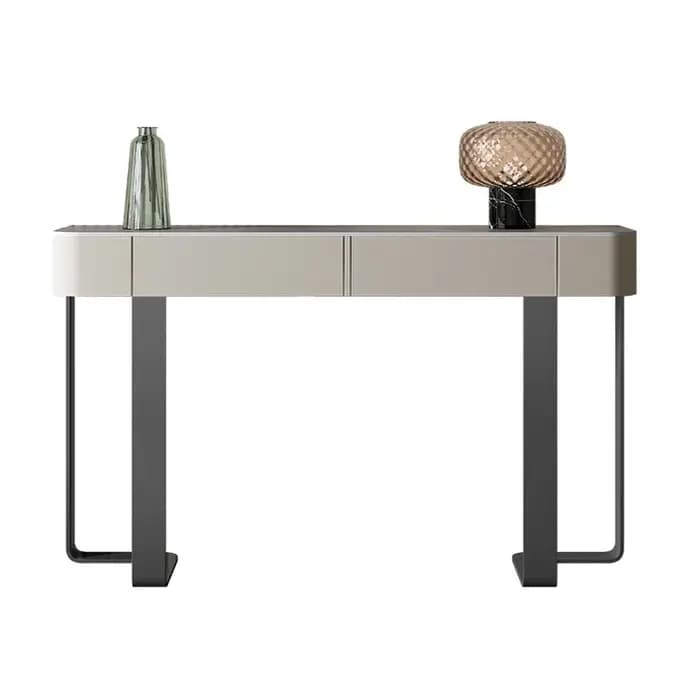 Table console de luxe contemporaine, table d'entrée industrielle populaire, table multifonctionnelle, mesa entrada, meubles pour la maison