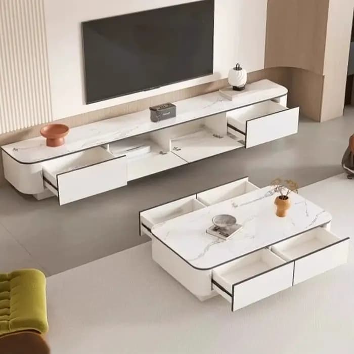 160 180 200 220 240 260 280 300 cm Meuble TV rock moderne Meuble TV Tables basses Table d'appoint Me