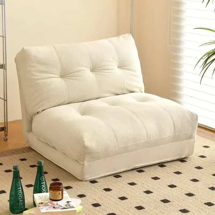 Canapé paresseux Realife Store Cloud Roll, chambre à coucher, balcon, petite maison, Style crème, chaise simple, Tatami, canapé-lit pliant