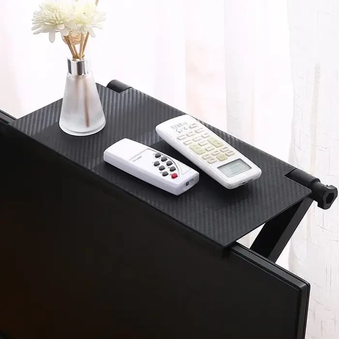 Console multimédia en ABS massif avec étagère