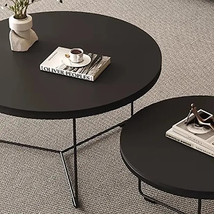 Table basse rustique minimaliste Glamour neutre salon
