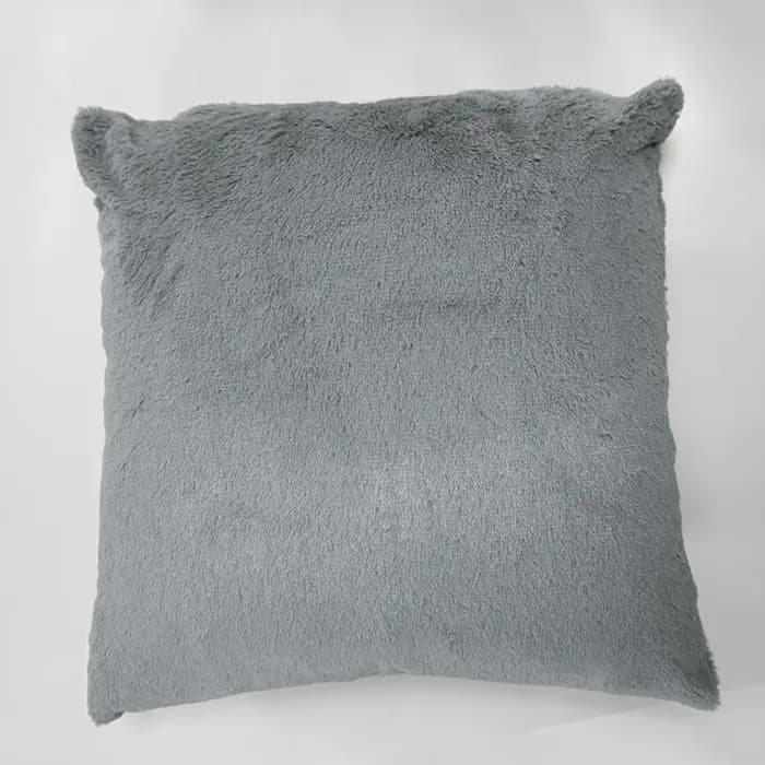 Housse de coussin grise haut de gamme pour canapé