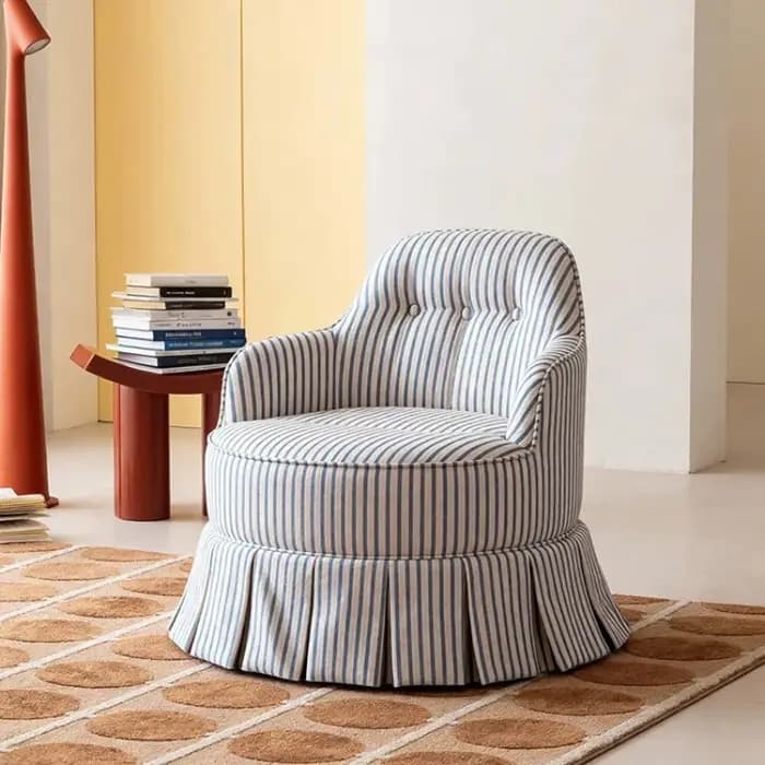 Fauteuils d'appoint style crème