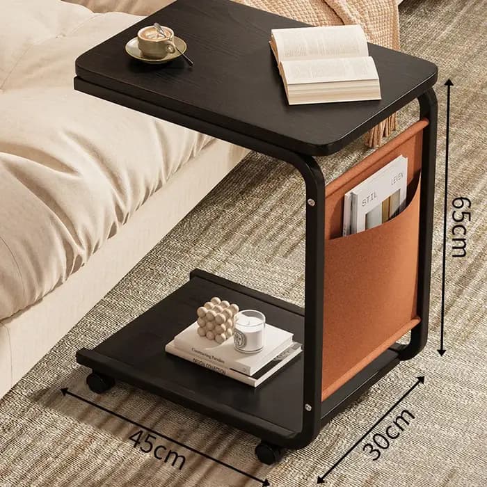 Nouveau Table d'appoint chariot mobile canapé armoire d'appoint Simple moderne salon étagère Mini Ta